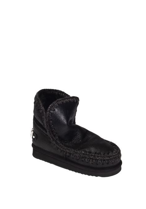 Stivaletto eskimo 18 strass nero MOU | ESKIMO 18 RHINESTONES101036B-CBKG